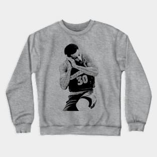 basketball // stephen curry // faded Crewneck Sweatshirt